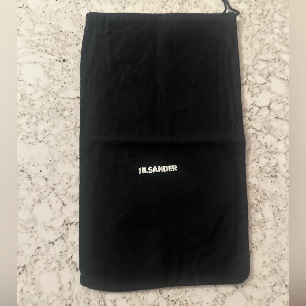 Jil Sander Black Drawstring Pouch